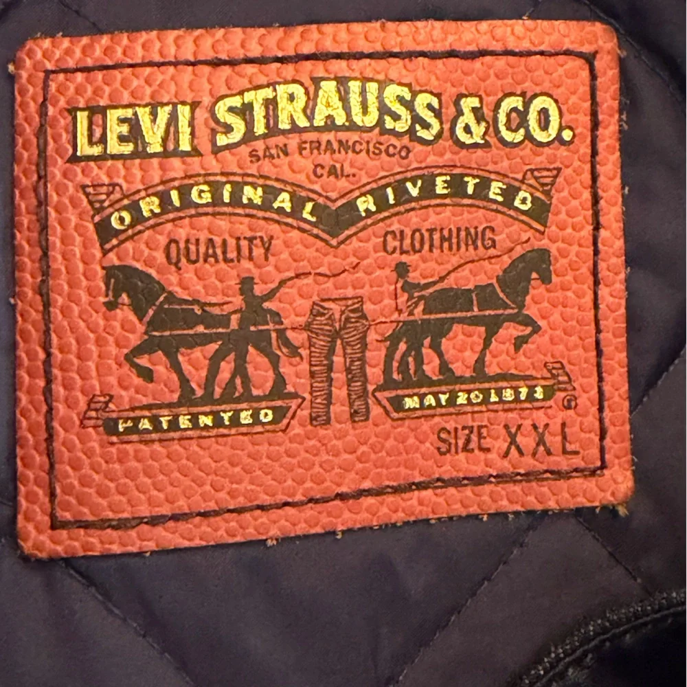 Levi's Woman’s New England Patriots NFL football denim jacket Size XXL - Picture 10 of 14